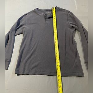 Northcrest men’s thermal shirt grey Sz L